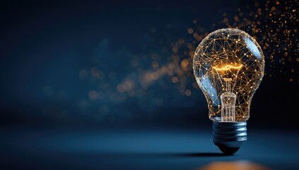 Illuminating Idea Concept Image with Lightbulb.