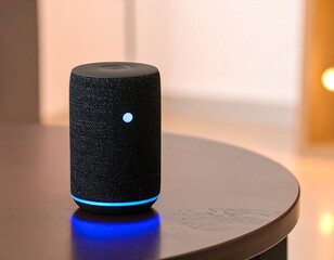 Smart speaker on a table