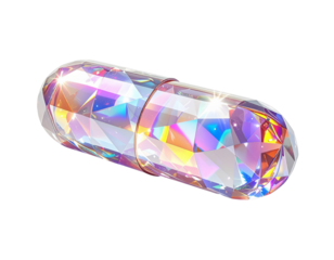 Diamond-Patterned Designer Capsule PNG