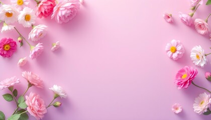 A background of flower and food sweet pastel cute modern