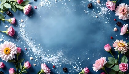 A background of flower and food sweet pastel cute modern