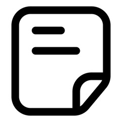 folder outline icon set