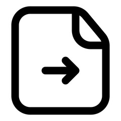 folder outline icon set