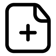 folder outline icon set