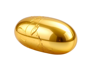 Golden Vitamin Capsule PNG