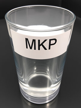 Monopotassium phosphate MKP, also potassium dihydrogen phosphate, KDP, or monobasic potassium phosphate.