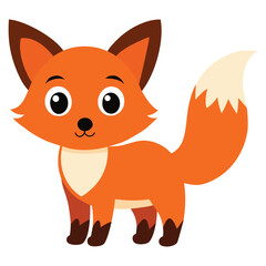 fox, cartoon, orange, cute, animal, detailed, face, mammal, wild, forest, woodland, furry, character,