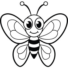 Fototapeta premium bee cartoon character