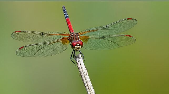 Large red Damselfly male
