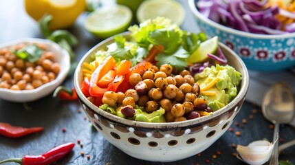Easy Homemade Burrito Bowl Recipes: Layer with Seasoned Rice, Grilled Chicken, Guacamole, and Salsa, Ready in 30 Minutes for a Quick, Healthy Lunch or Dinner