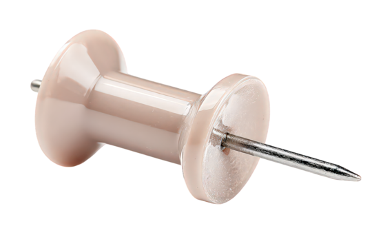 Pastel Pink Push Pin Close Up