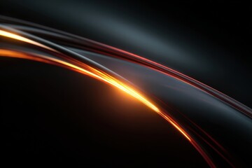 Stunning abstract digital art with vibrant light trails and smooth, curved lines for modern technology backgrounds and artistic designs