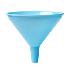 Light blue conical funnel