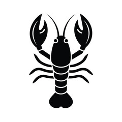 Lobster Icon Minimal Design