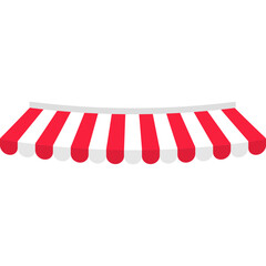 Outdoor Striped Awning