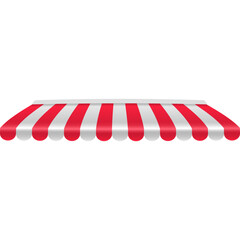 Outdoor Striped Awning