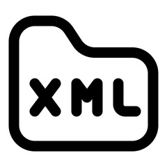 folder outline icon set