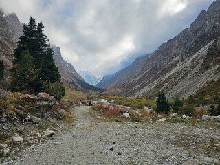 mountain landscape in the alps