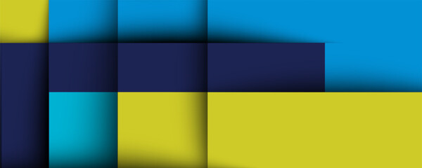 Abstract Geometric Blocks with Gradient Colors