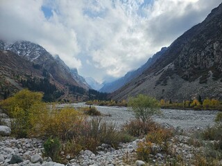 lake in the mountains