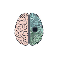  vector brain health design for medical research icon