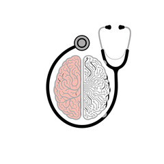  vector brain health design for medical research icon