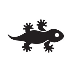 Creative lizard track design perfect for eco projects and natural home branding