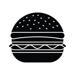 minimalist burger icon
