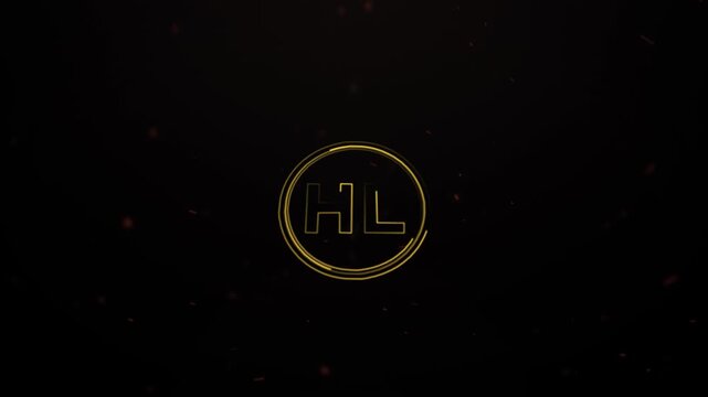 Letter HL Logo Animation Videos For You