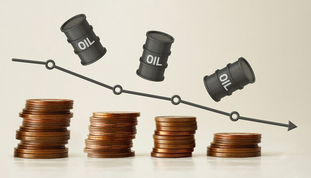 Oil price drop. Declining oil demand as sanctions and Consumption slowdown. Oil economy shift