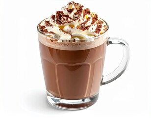 Indulge in a Delicious Hot Chocolate with Whipped Cream