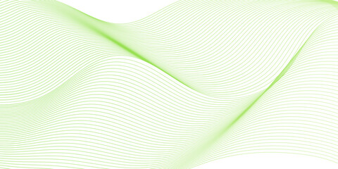 Smooth stylish abstract green wave background vector. suit for banner,cover, flayer, simple design.