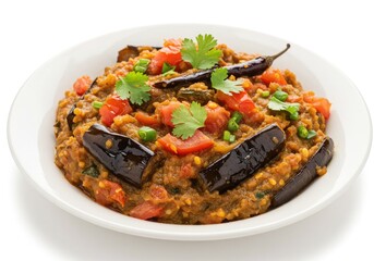 baingan bharta smoky mashed eggplant cooked