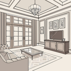 interior of living room