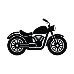 Obraz premium Motorcycle Icon Vector Illustration
