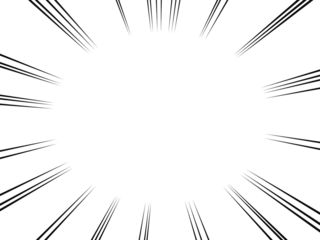 集中線のシンプルな背景イラスト