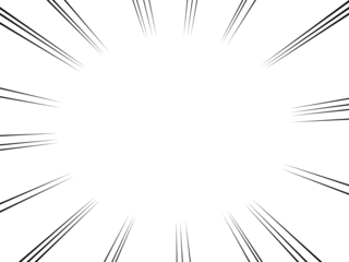集中線のシンプルな背景イラスト