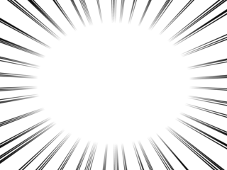 集中線のシンプルな背景イラスト