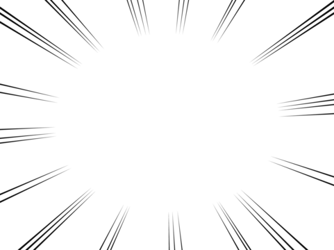集中線のシンプルな背景イラスト