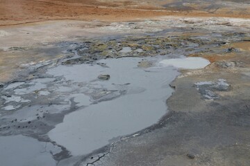 Geothermal Nnamaskard area in Iceland