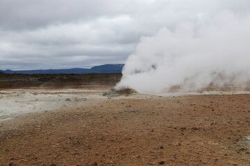 Geothermal Nnamaskard area in Iceland