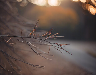 Autumn leaves on the tree