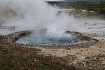 Geothermal Strokkur area – Icland