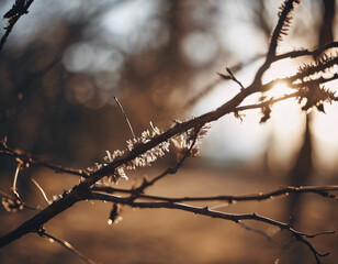 Autumn leaves on the tree