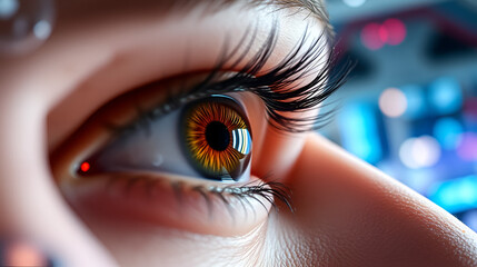 Eye in an high tech environment