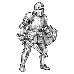Obraz premium Armored Knight
