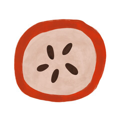 Fruit cute Abstract hand draw