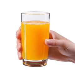 Hands Holding Orange Juice transparent background png