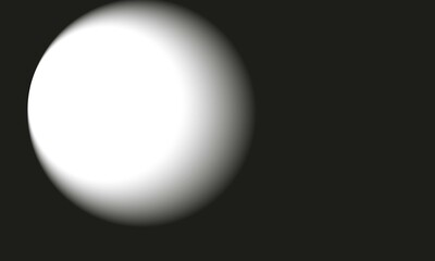 A Luminous Sphere Shines Brightly Against a Dark and Mysterious Void