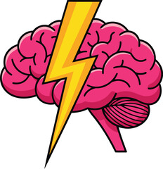 Brainstorming ideas with a creative spark, symbolizing the power of knowledge and mental inspiration